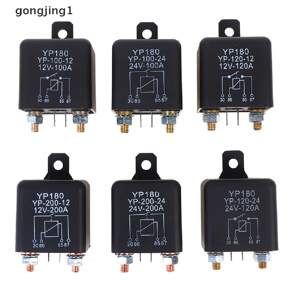 Ggg Starg Relay 200A 100A 12V/24V Power Otomotif Heavy Current Start Relay ID