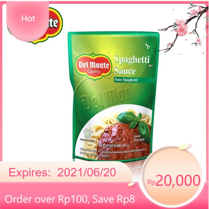 

Del Monte Saos spageti Sous Sambal Extra Hot 200Gr