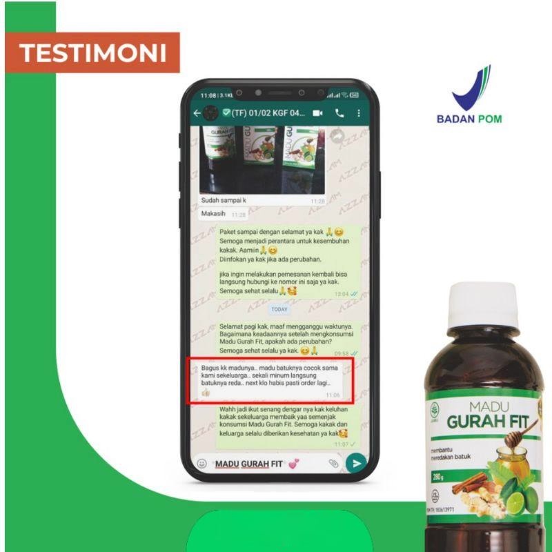 (Bisa COD) MADU GURAH FIT GURAHFIT [DISTRIBUTOR RESMI] OBAT BRONKHITIS BATUK ASMA FLU OBAT BATUK ORIGINAL ASLI