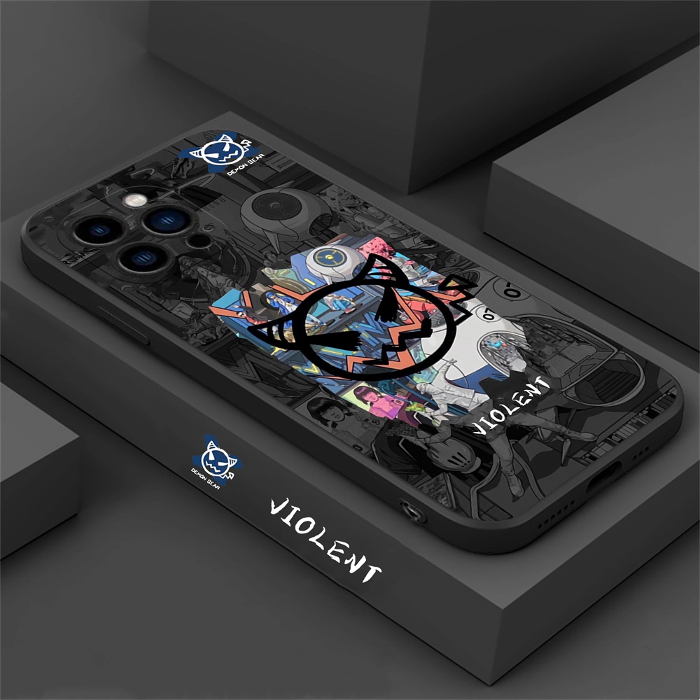 Casing Fashion Kompatibel Untuk iPhone 14 Pro Max 14Pro 13ProMax 12 12ProMax 11 11Pro 11ProMax 6 7 8 XR XS Max SE 2020 Setan Dan Kreativitas Lable Lembut Silicone Phone Case Cover