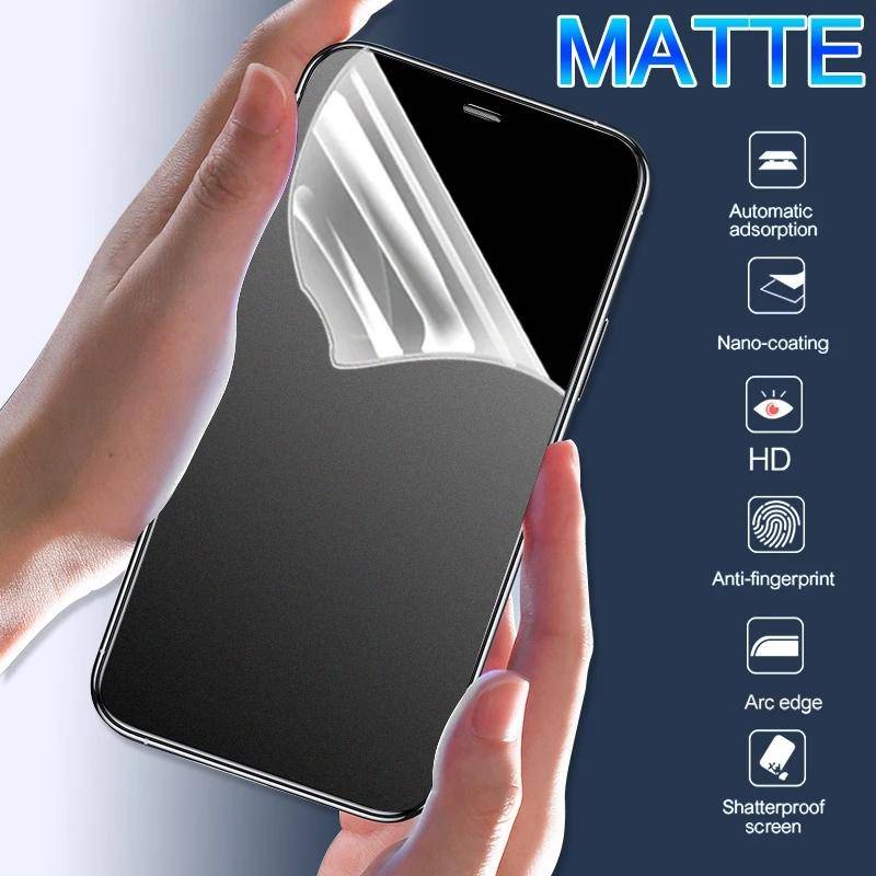 3pcs Soft Matte Hydrogel Film Untuk iPhone 14 13 12 11 Pro MAX Plus Mini Pelindung Layar Untuk iPhone X XS MAX XR 6 6S 7 8 Plus SE 2022 2020 14Plus 13Mini 12Mini