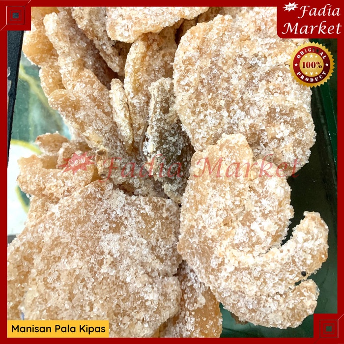 

Manisan Asinan Pala Polo Kipas Gula Manis 100g