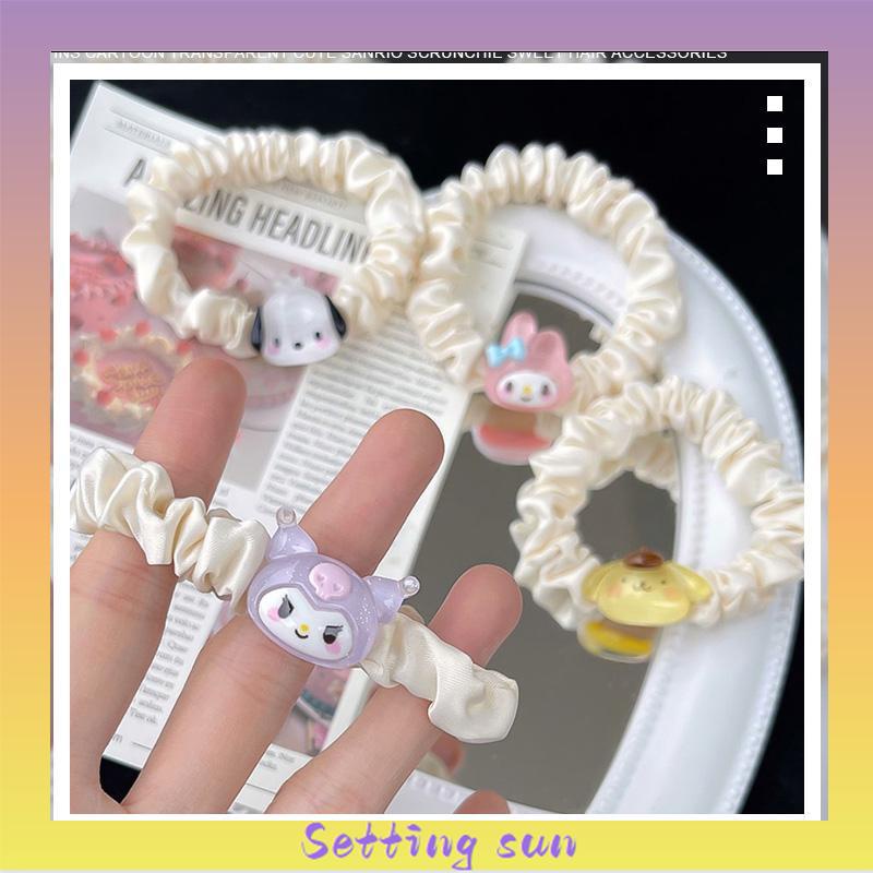 1 Pc Kunciran Karet Gelang Sanrio Kulomi Lucu TN