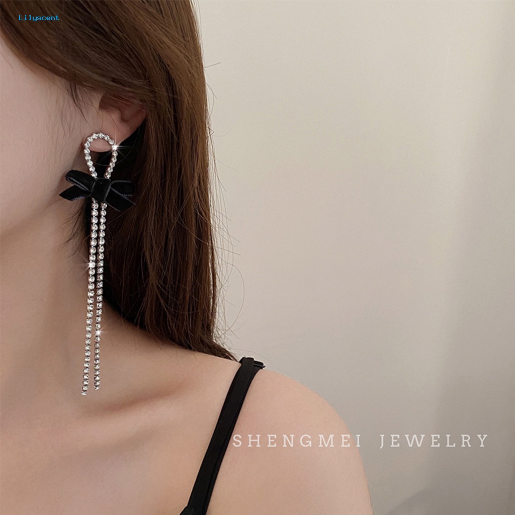 Lilyscent 1pasang Anting Wanita Tahan Korosi Untuk Gadis Mempesona Women Drop Earrings Fashion Perhiasan Hadiah Anti-Oksidasi