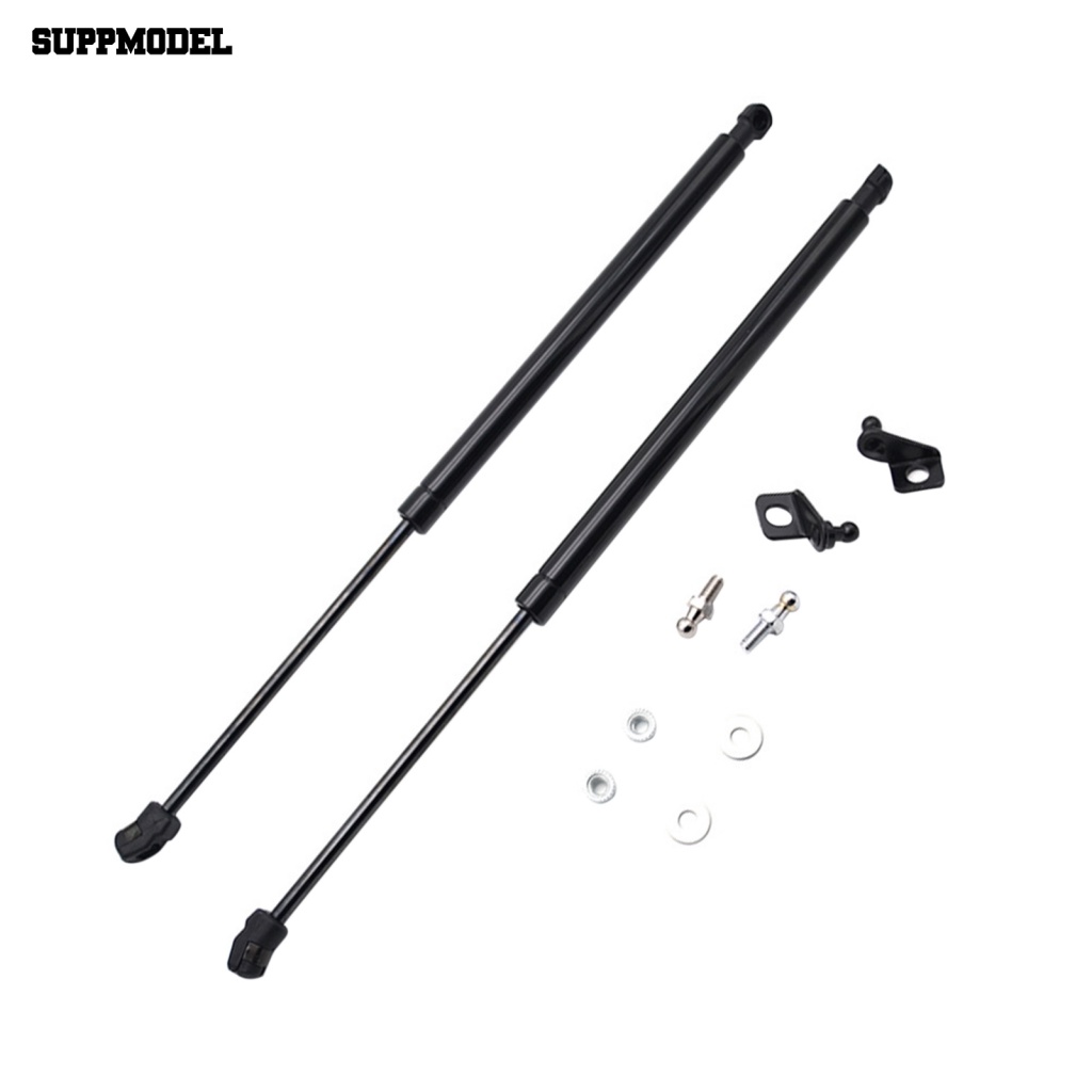 Suppmodel 2Pcs Hitam Penyangga Tudung Depan Bahan Baja Karbon Bonnet Shock Strut Support Dimodifikasi Untuk Hyundai Encino