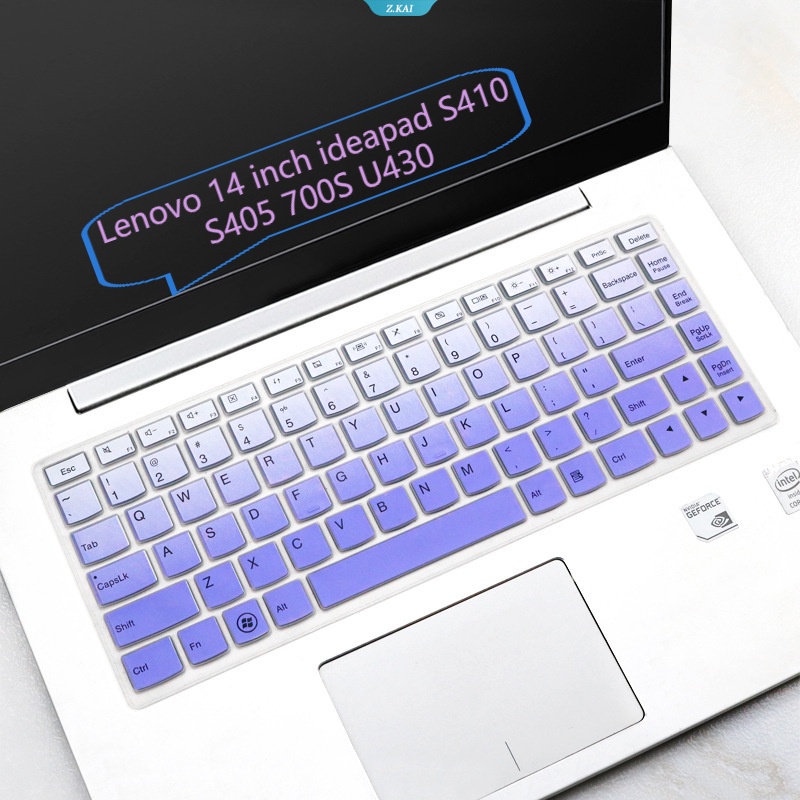 Cover Keyboard Komputer Untuk Lenovo 14inch Ideapad S410 S405 700S U430 Film Pelindung Tahan Air Silikon Full Coverage [ZK]