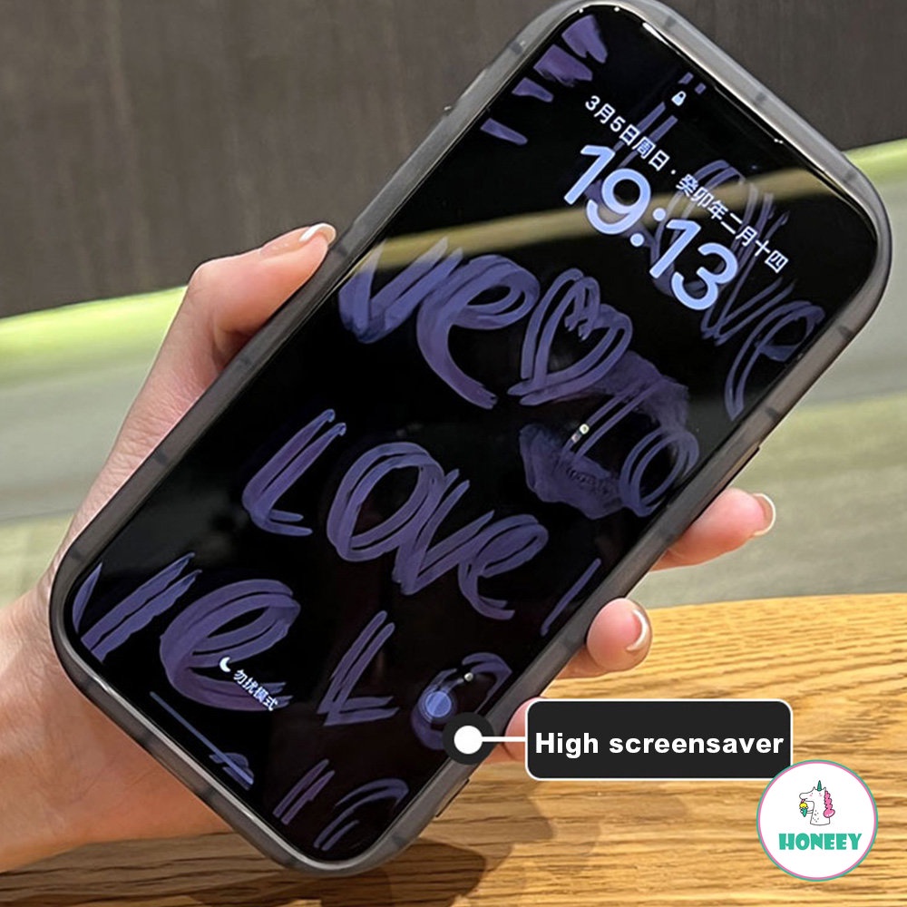 IPHONE Casing Sederhana Bening Tidak Kuning Kompatibel Untuk Iphone11 12 13 14 Pro Max Lembut Shockproof Silikon Air Cushion Back Cover