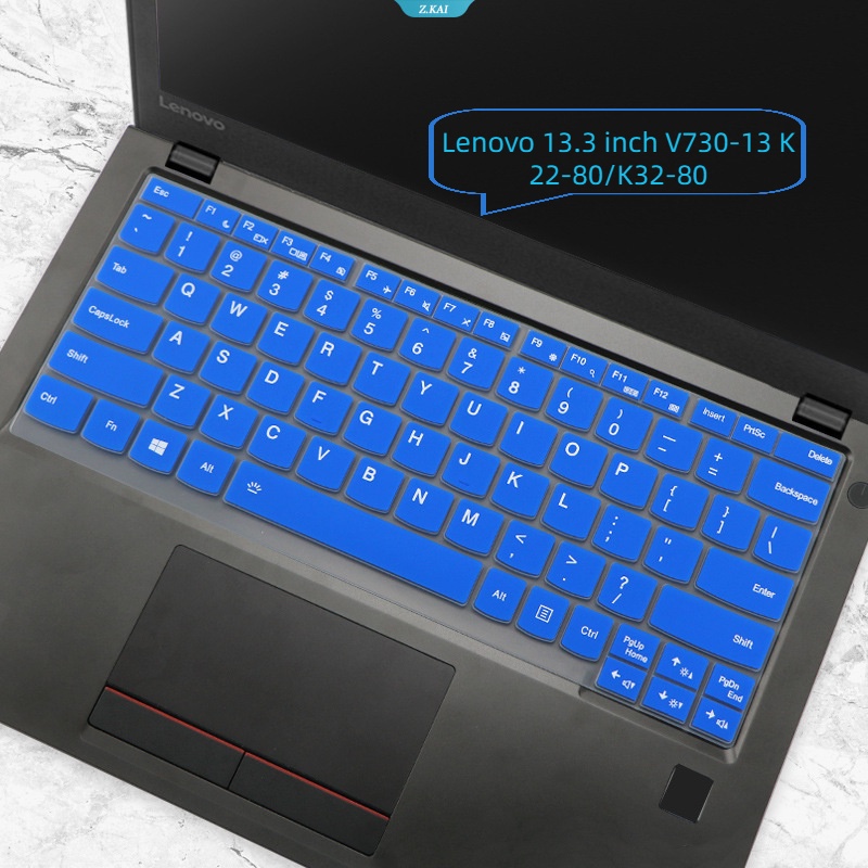 Cover Keyboard Silikon Komputer Untuk Lenovo 13.3 Inch V730-13 K22-80/K32-80 Film Perlindungan Keyboard Kualitas Tinggi [ZK]