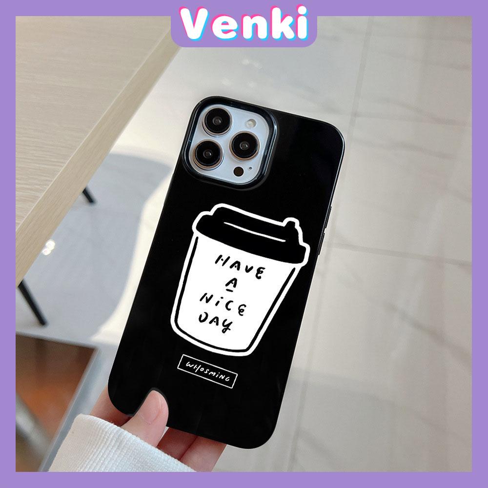 Case for iPhone 11 Soft TPU Glossy Black Candy Case Coffee Camera Protection Shockproof For iPhone 14 13 12 11 Pro Max 7 8 Plus X XR