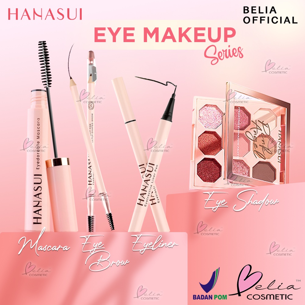 HANASUI EYE MAKEUP SERIES | EYEMAZING EYESHADOW PALETTE | EYEBROWTIFUL PENCIL | EYETRACTIVE LINER PE