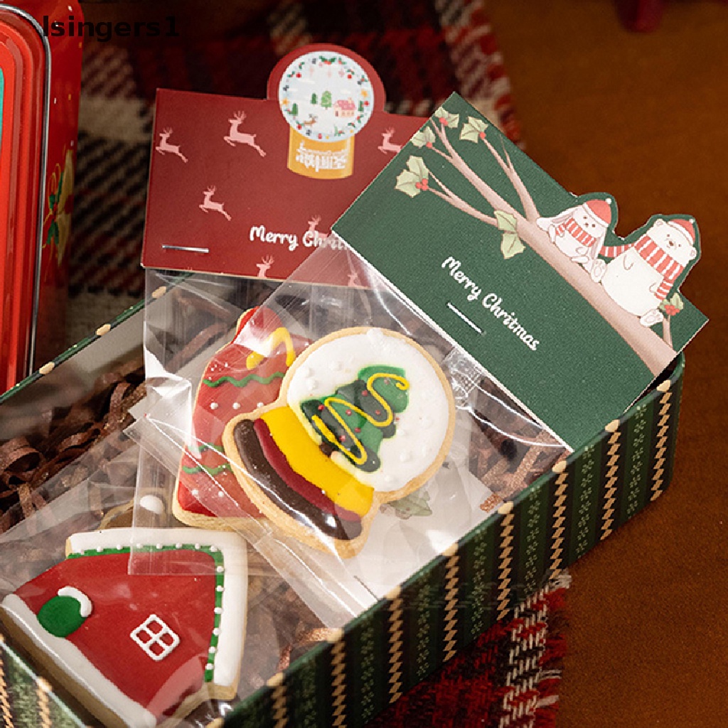 [lsingers1] Kemasan Kado Tahun Baru Tin Box Merry Christmas Santa Claus Candy Cookies Box Butik