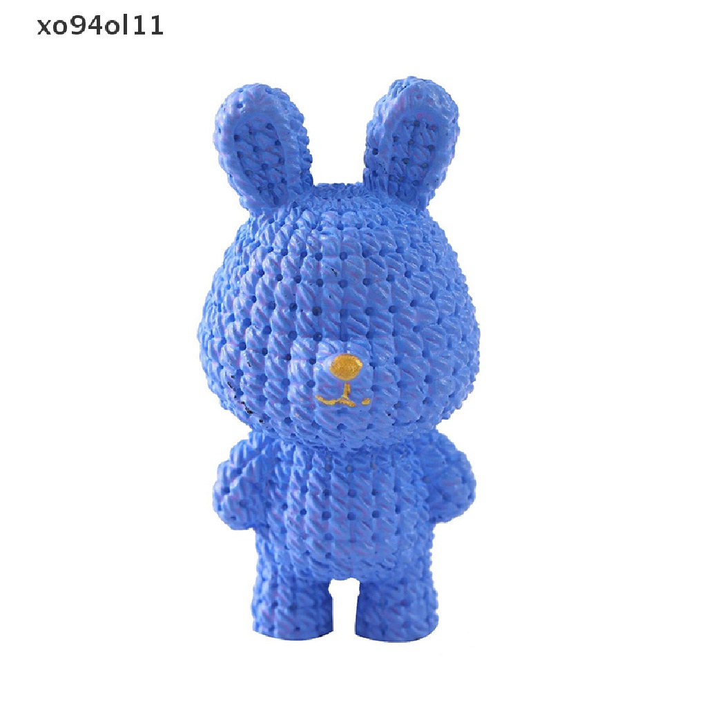 Xo 1Pc 1: 12rumah Boneka Kelinci Mini Lanskap Mikro Tahun Baru Maskot Bunny Ornamen OL