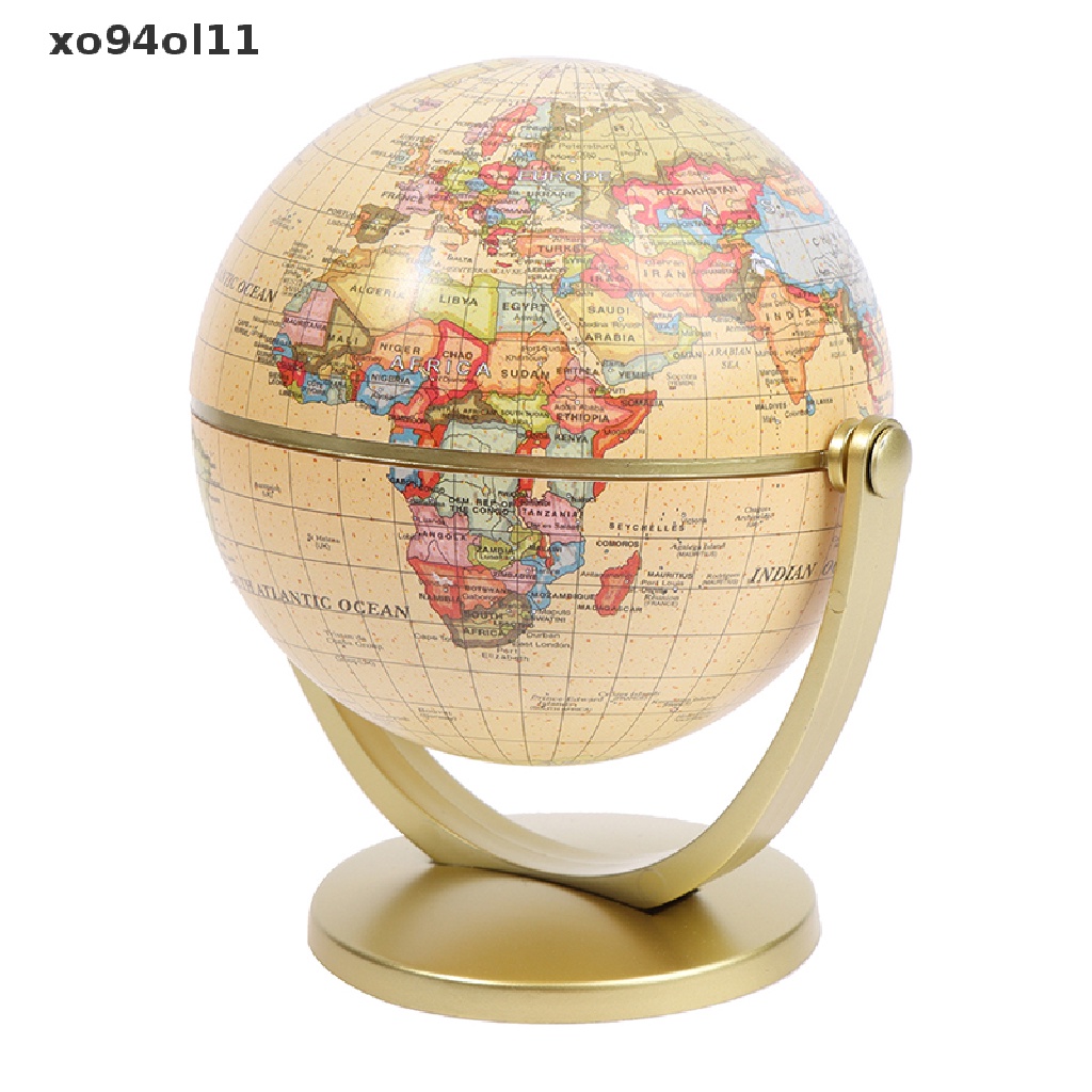 Xo 360derajat Rotag World Globe Desktop Decor Pendidikan Geografi Sekolah Supplie OL