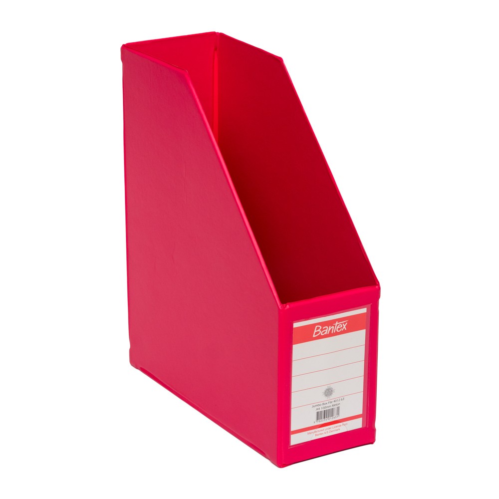 

Bantex Box File 4011 Magazine File A4 10cm Melon