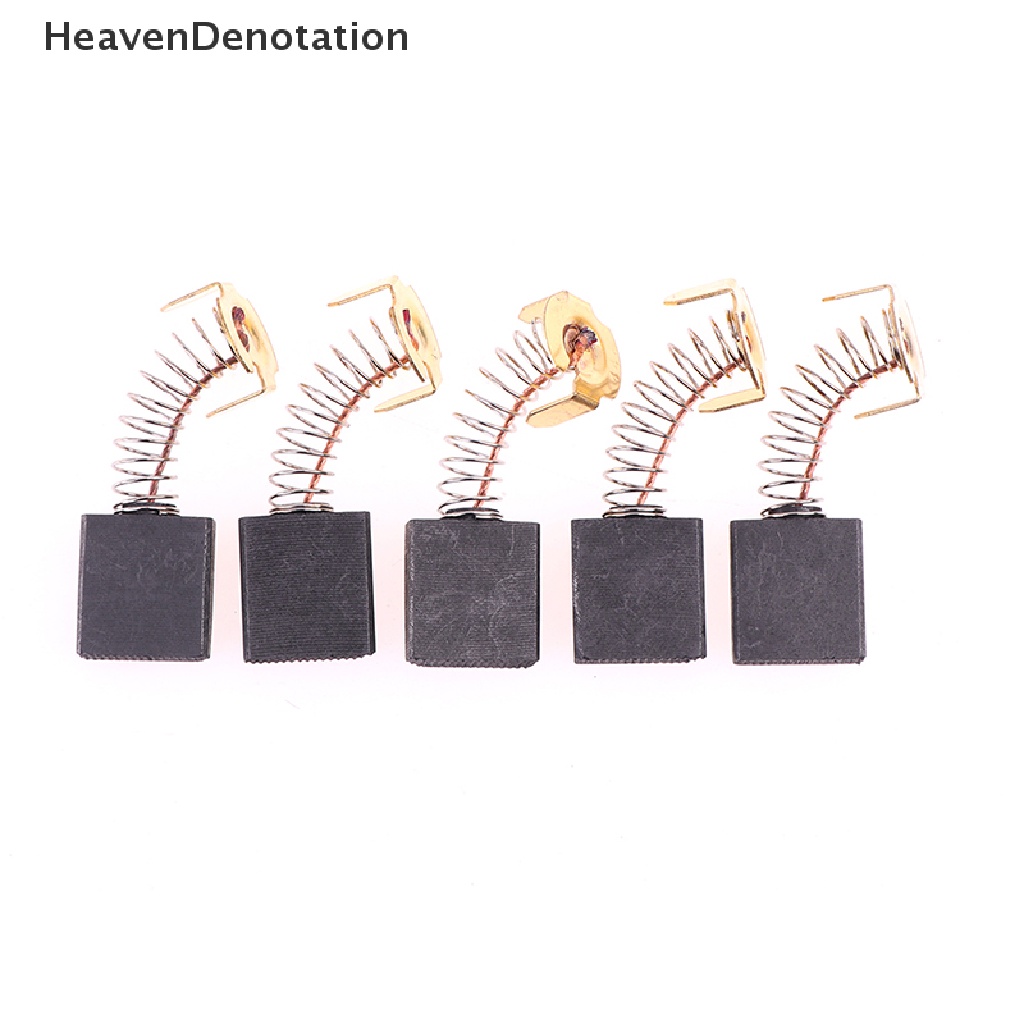 [HeavenDenotation] 5pcs Angle Grinder Carbon Brushes 7 * 17 * 19mm Alat Listrik Motor Listrik Spare Part HDV