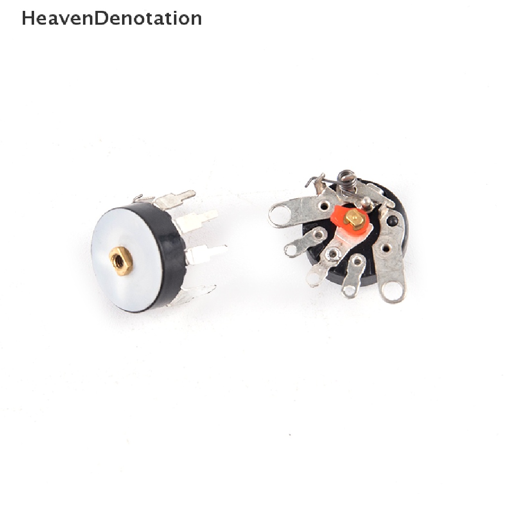 [HeavenDenotation] 10pcs/set Potensio Radio Sudut Lurus RV12MM B103 B10K B503 B50K Power Amplifier Potensio Volume Dengan Switch HDV