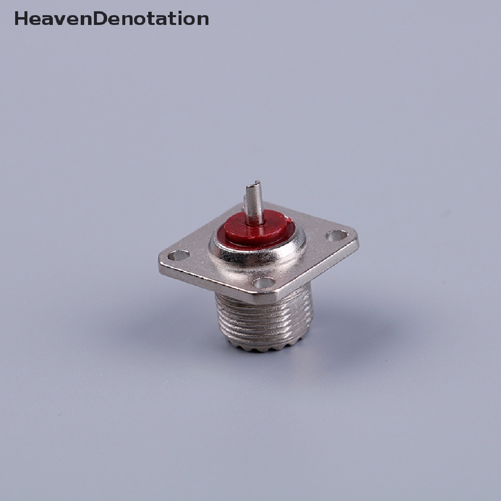 [HeavenDenotation] Uhf female so239 panel chassis mount flange deck mount solder cup Konektor rf HDV