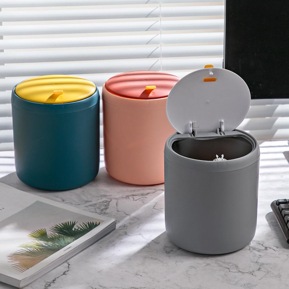 TOP Mini Waste Bin Organizer Desktop Dustbins Keranjang Sampah