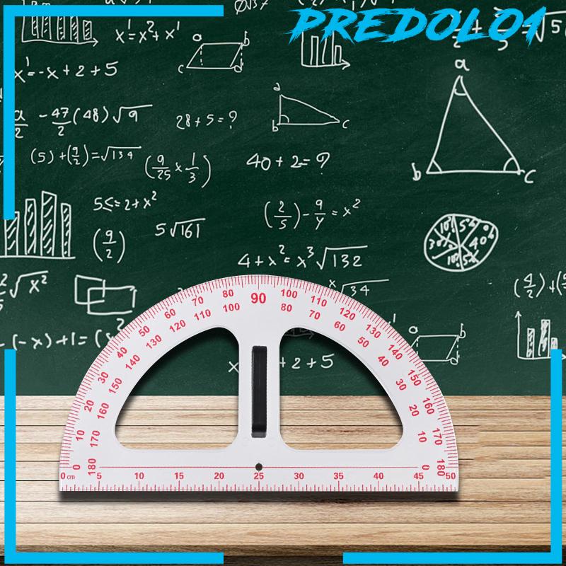 [Predolo1] Busur Derajat Busur Derajat Math Protractor Dengan Gagang Removable Gambar Carpenter 19.69inch