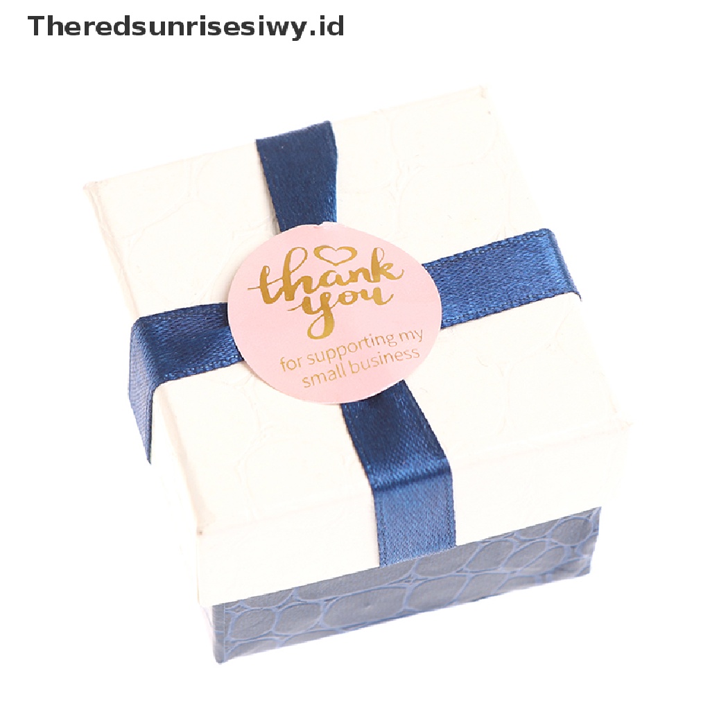 # Kado Mom &amp; PAPA DIY # 500pcs/roll Terima Kasih Untuk Supporg Usaha Kecilku Stiker Kado 1inci~