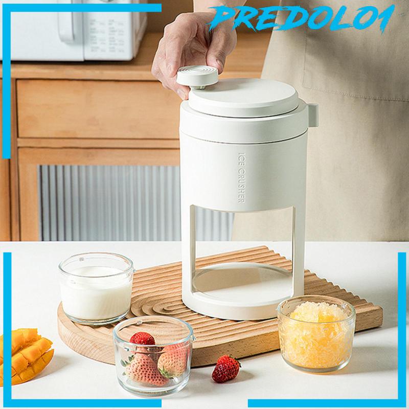 [Predolo1] Alat Penghancur Es Manual Pesta Rumah 200ml Engkol Tangan Kokoh Ice Crusher