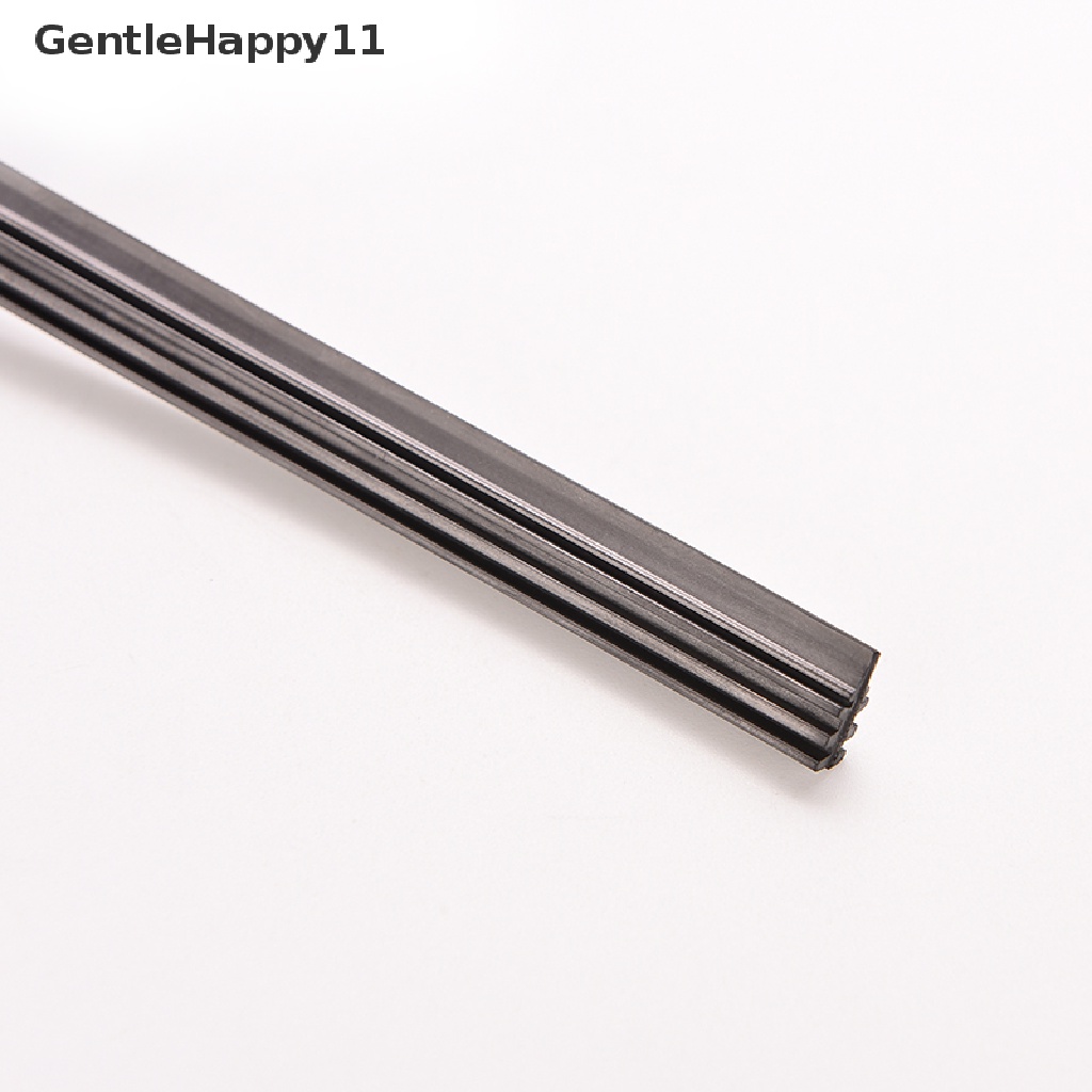 Gentlehappy UniversalDouble Auto Mobil Bis Kaca Depan Frameless Karet Wiper Blade Refill 24 &quot;6mm id