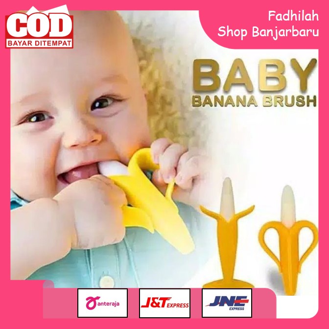 TEETHER BABY BANANA / SIKAT GIGI BAYI BABY BANANA | FADHILAH SHOP BJB