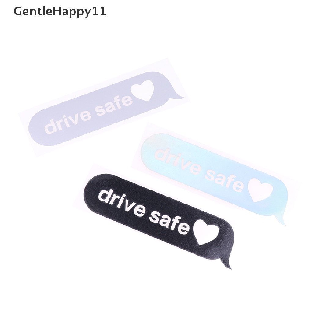 Gentlehappy 1Pc Drive Safe Tips Stiker Mobil Cermin Hias Tahan Air Decals Untuk Car id