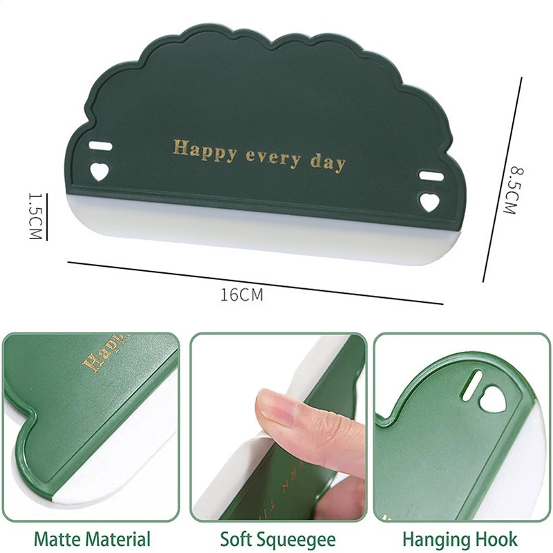 Bentuk Awan Silikon Kaca Jendela Wiper Mini Sikat Pembersih Kaca Mobil Dapur Kamar Mandi Meja Scraper Mirror Cleaner Squeegee Gadget Rumah Tangga
