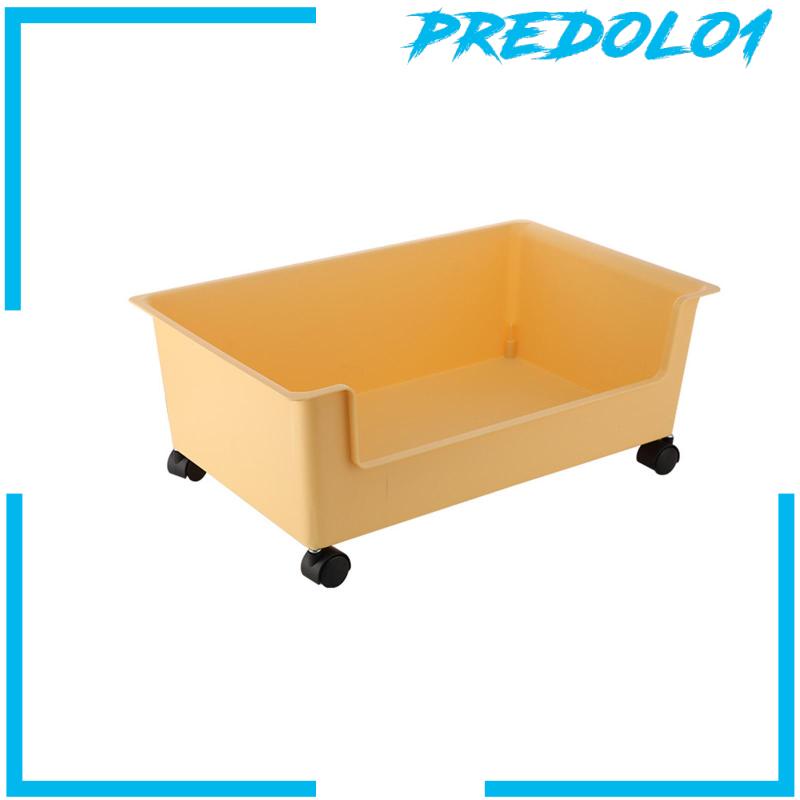 [Predolo1] Kotak File Dengan Roda Oversized Wadah Penyimpanan Untuk Closet Kantor Kamar Anak
