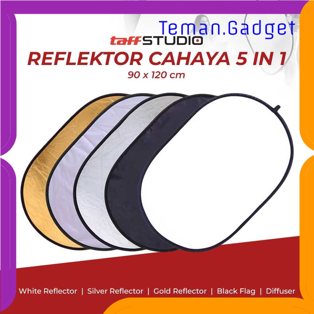 TG - KMR TaffSTUDIO Reflektor Cahaya 5 in 1 Backdrops Studio Foto 90 x 120 cm - BDL-05