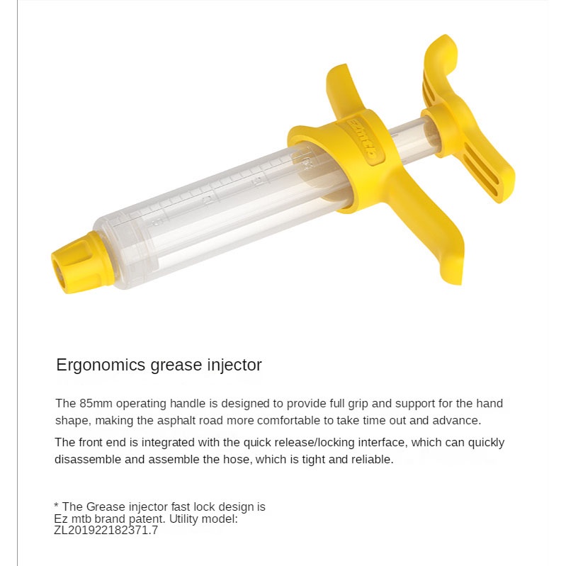 EZmtb Perlengkapan Pemeliharaan Gir Sepeda Maintenance and Bleed Kit Lite Hydraulic - 2021 - Yellow