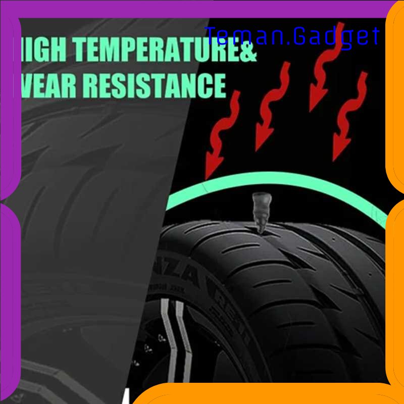 TG - OTO MUQZI Karet Tambal Ban Rubber Stud Tire Fast Repair 10 PCS - LN122