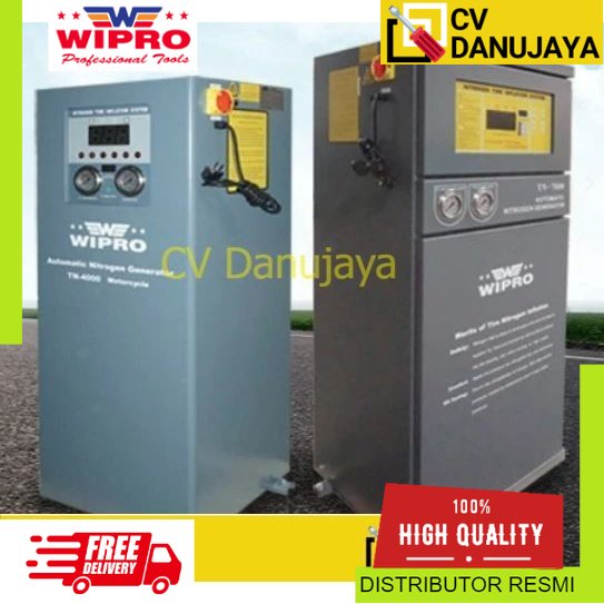 Mesin Pompa Ban Nitrogen Tire Pump High Pressure Pom Bensin SPBU WIPRO TN - 4000