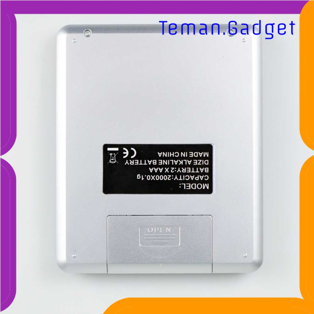 TG - DPR Taffware Digipounds Timbangan Dapur Mini Digital Scale - i2000