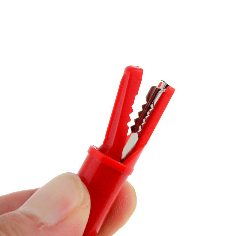 Chookyy Push Button Type Crocodile Clip Full Protective Insulative Pelindung Penjepit Untuk Multimeter Profesional Alligator Clip
