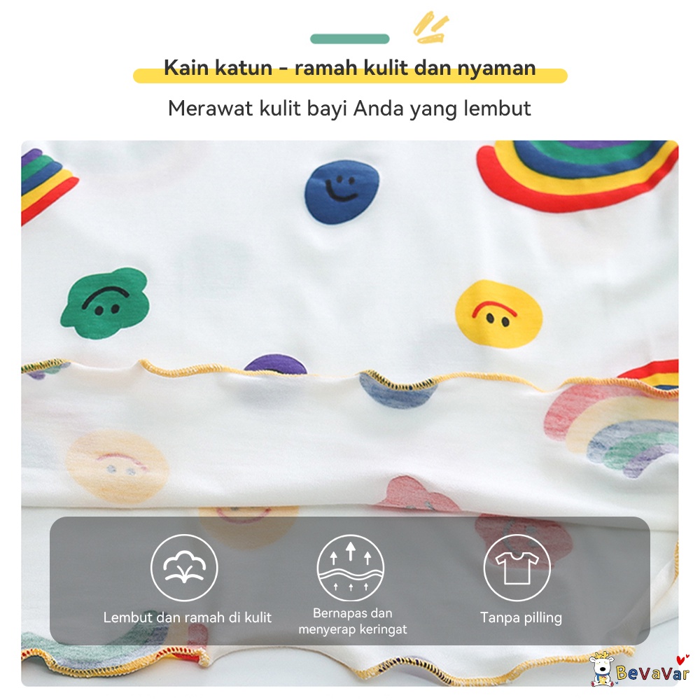 BEVAVAR 1-4Tahun Baju Piyama Anak Perempuan Baju Tidur Anak Cewek