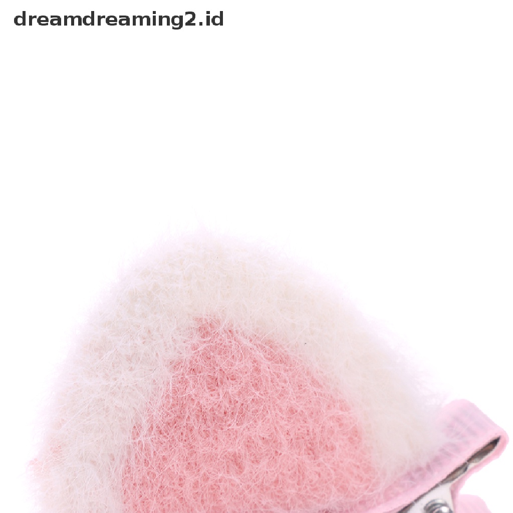 (dream) Jepit Rambut Telinga Kelinci Kucing Mewah Hair Clip Aksesoris Rambut Sweet Kids Ornament//