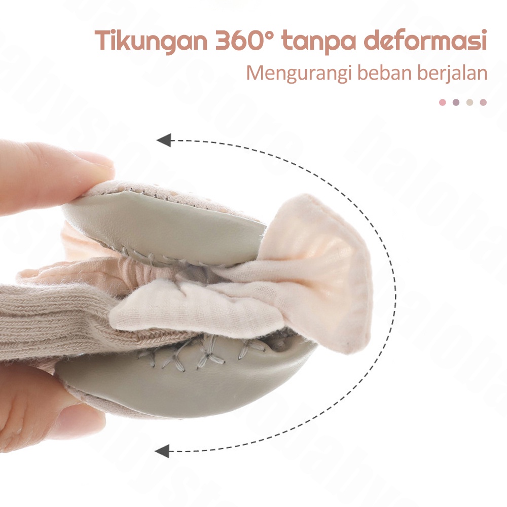Halo Baby Sepatu Prewalker Bayi/sepatu bayi kaos kaki Ribbon Bayi /Prewalker Pita Bayi anti slip
