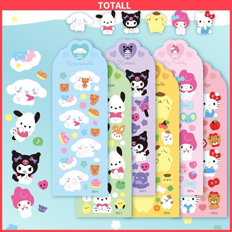 COD Stiker Kuromi Kartun Cinnamoroll Melody Kuromi Pochacco Dog Shiny Sticker Dekorasi-Totall