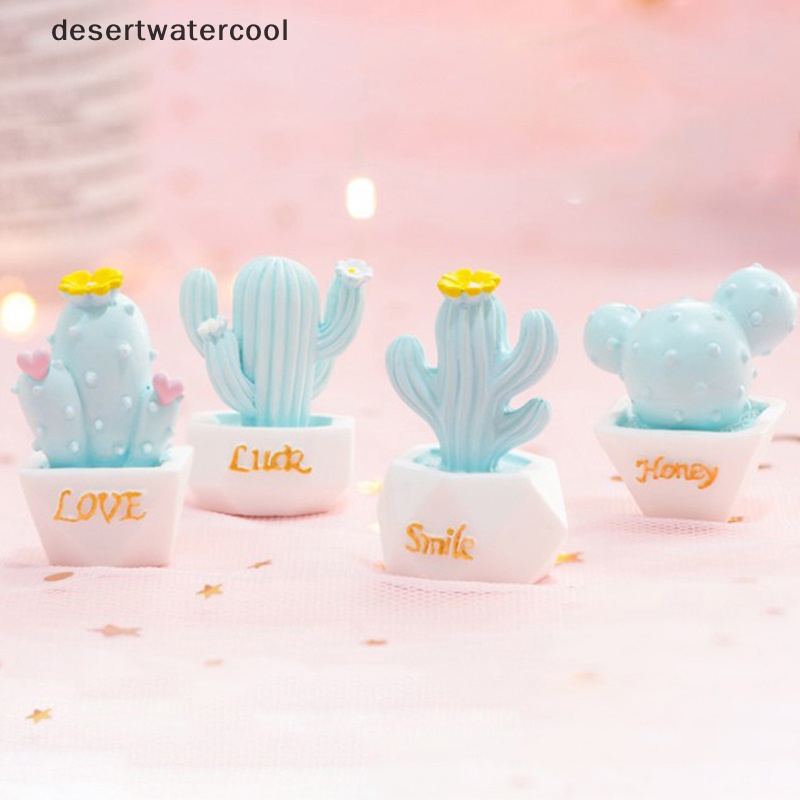 Deid DIY Mini CactusDoll Peri Taman Ornamen Dekorasi Pot Craft Rumah Boneka Accessori Martijn