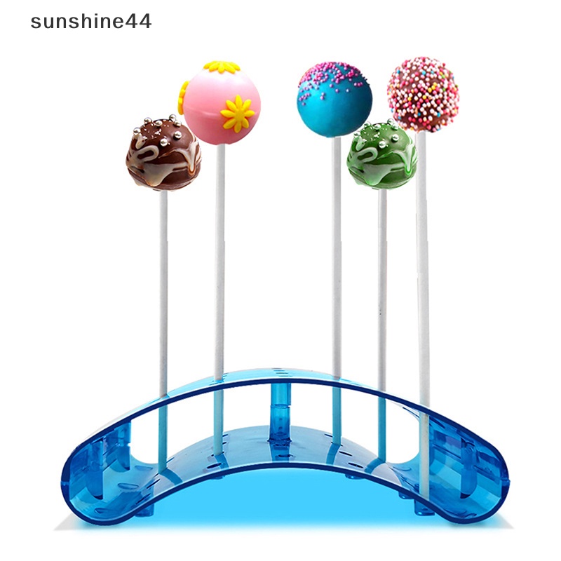 Sunshine Tempat Lolipop Kue 20lubang Display Stand Akrilik Bening Awet Tempat Permen ID