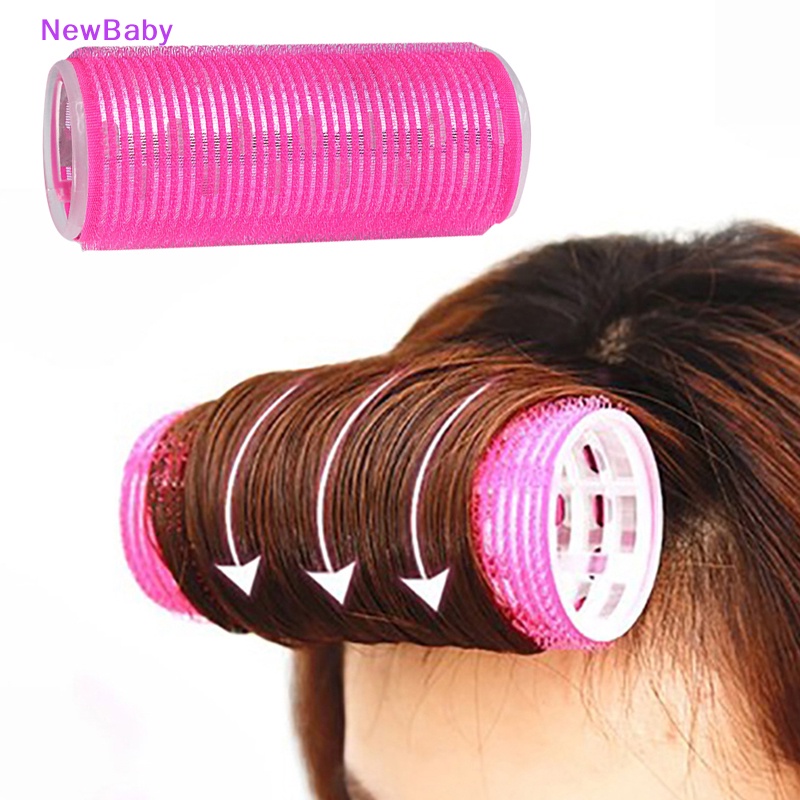 Newbaby 4size Rol Rambut Hair Curlers Lazy Curler Rol Rambut Dengan Lembaran Aluminium ID