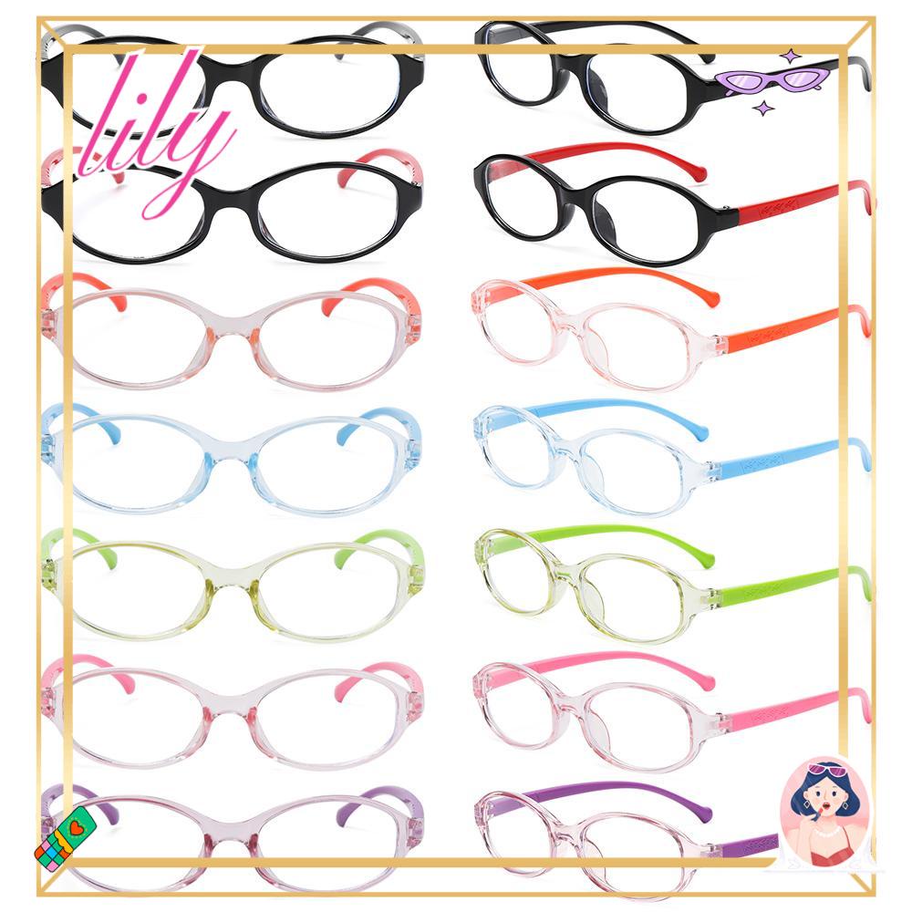 Lily Kacamata Anti Blue Light Cowok Cewek Anti UV Transparan Anak Eyeglasses