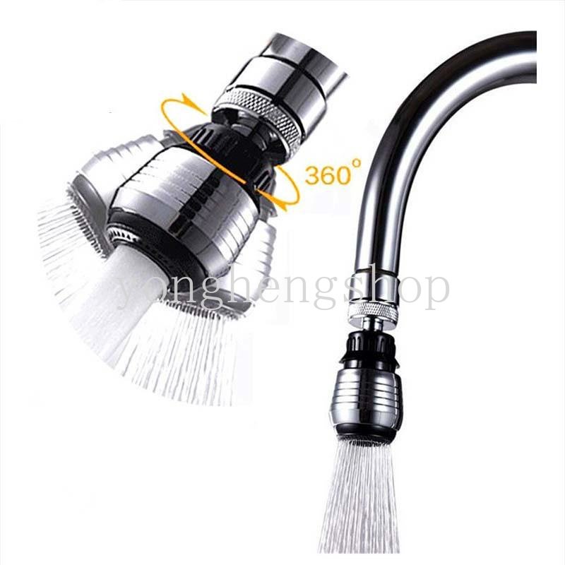 Aerator Keran Putar 360derajat Bubbler 2mode Adjustable Filter Air Diffuser Splash Proof Hemat Air Nozzle Tap Connector Aksesoris Keran Dapur