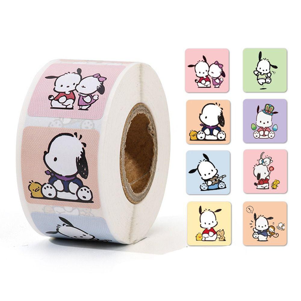 Lanfy Diary Stiker Lucu 500pcs Anak Kemasan Kado Scrapbooking Kuromi My Melody Handaccount Cinnamoroll Albums Stickers