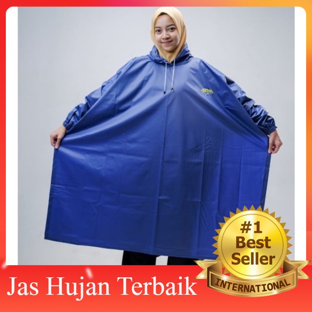 JAS HUJAN AZKA, MANTEL HUJAN DEWASA BIG SIZE PONCO LENGAN