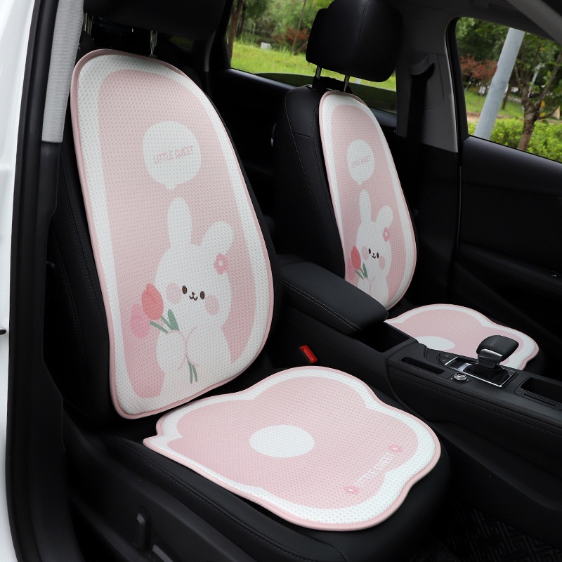 Bantal Kursi Kelinci Lucu Mobil Untuk Segala Musim, Bantal Kursi Kartun Hewan Mobil