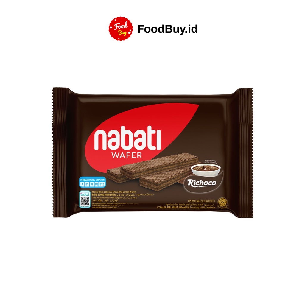 

Nabati Wafer Cream Cokelat Richoco 42 gr