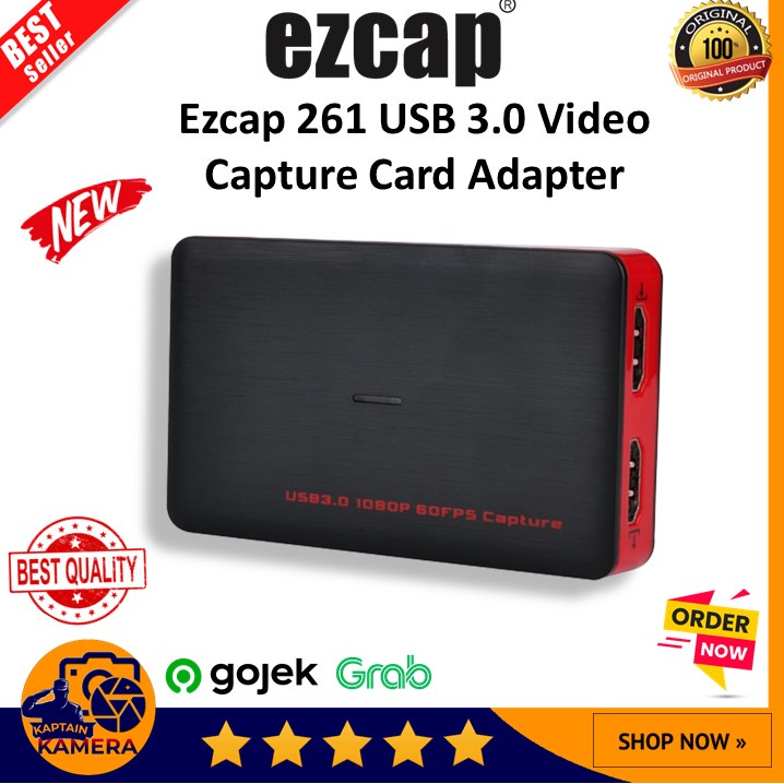Ezcap 261 USB 3.0 Video Capture Card Adapter 1080P HD Recorder / EZCAP261